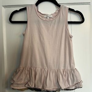 Burberry girls pink tiered tank size 10